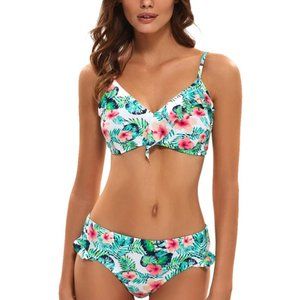 Push up Bikini Strap Retro Swimsuits Sets